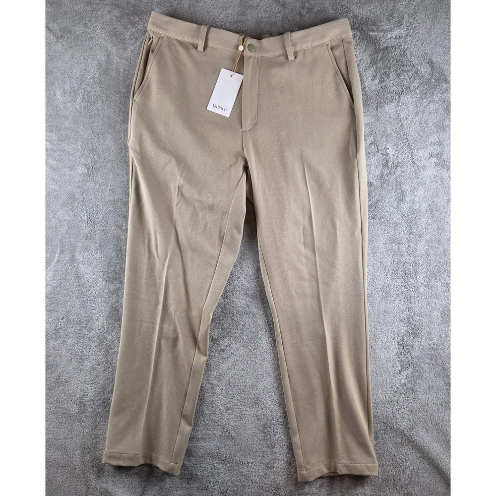 NWT‎ Quince Ultra Stretch Smart Chino Sand Dune Pants Mens 32x28 Casual Golf